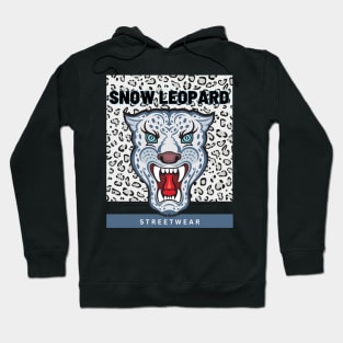 Snow Leopard Art Hoodie